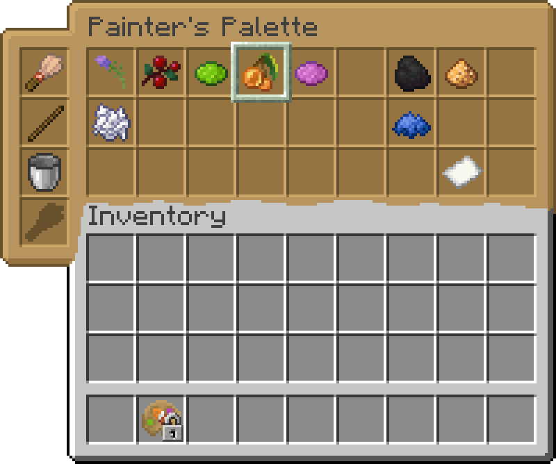 Painter's Palette Inventory